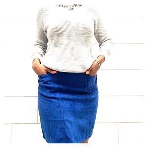 Blue Versace Jean skirt